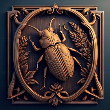 3D model beetle (STL)